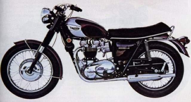 71 shop triumph bonneville